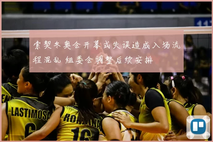 索契冬奥会开幕式失误造成入场流程混乱 组委会调整后续安排